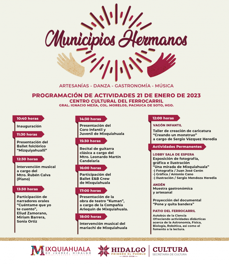 Inauguraron Actividades de la Iniciativa “Municipios hermanos”, en el Centro Cultural del Ferrocarril.