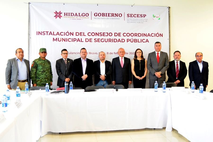 Instalan el Consejo Ejecutivo Municipal de Seguridad Pública de Tulancingo