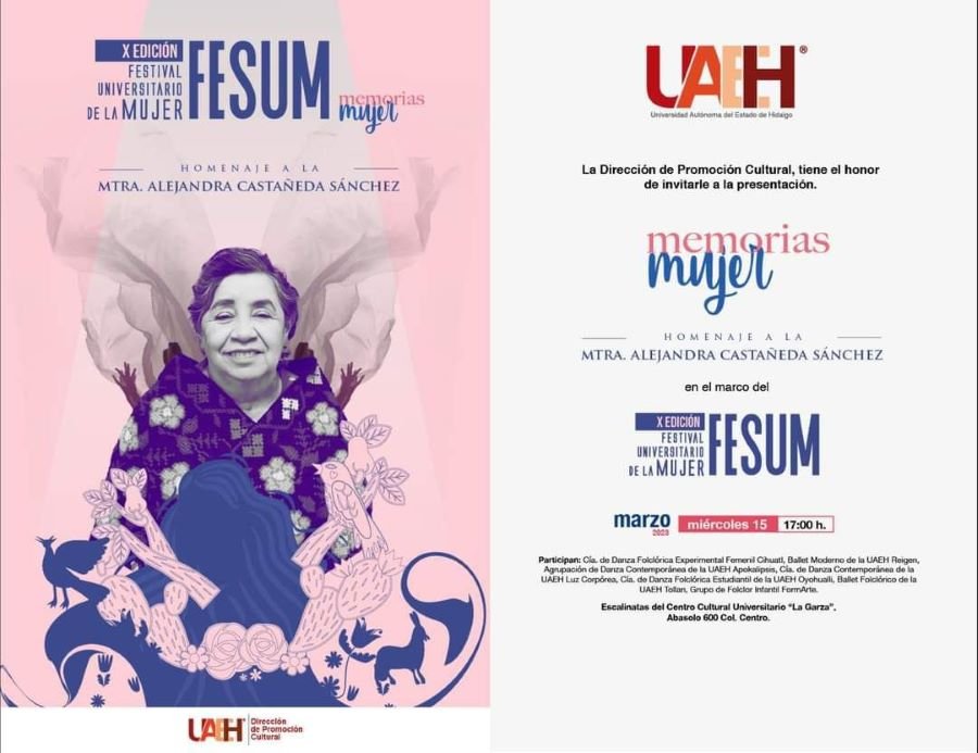 Continúan Actividades Que Conmemoran a las Mujeres en Cultura UAEH