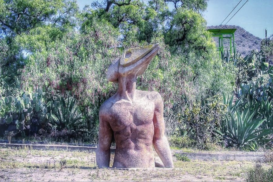 “El Vigilante” es una de las 10 Ecoesculturas del Parque Ecológico Cubitos