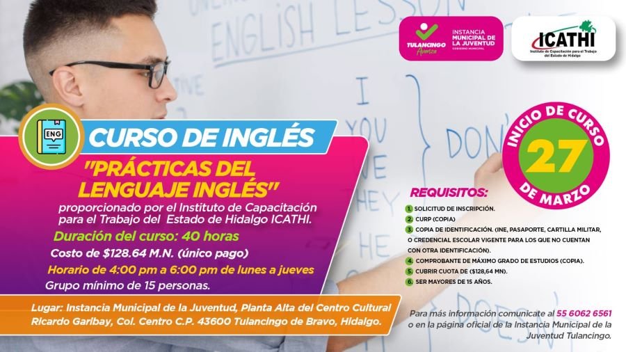 Inglés Fácil, Por Parte de La Instancia de La Juventud e Icathi