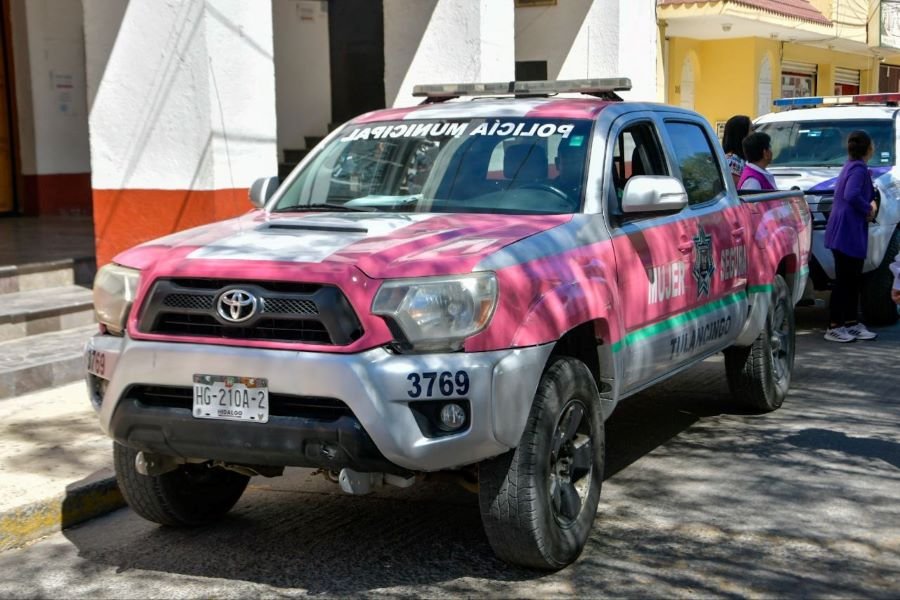 Hace Dos Años el  Jorge Márquez Puso en Operación “Patrulla Rosa” en Tulancingo- Hoy Activó “Patrulla Violeta”