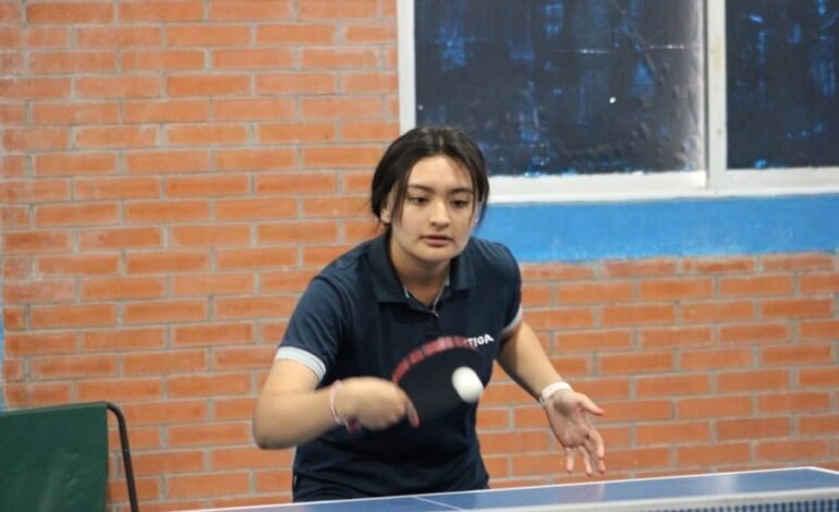 Tenis de Mesa Con Selección Hidalguense a Macro Regionales