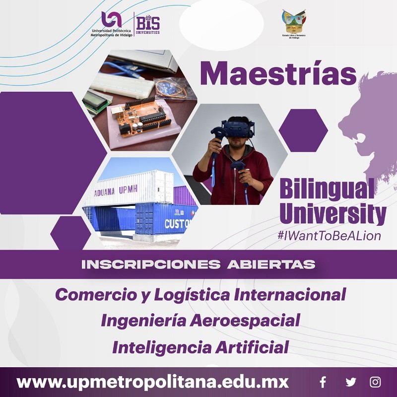 Abre Convocatoria Para Posgrados en: Ingeniería Aeroespacial, Inteligencia Artificial y Comercio y Logística Internacional