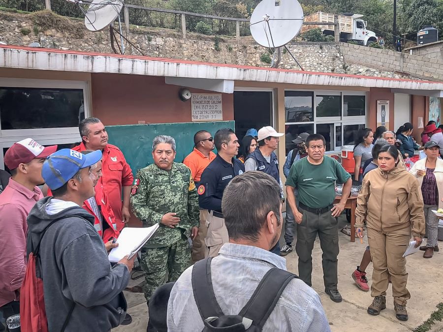 El incendio en el Parque Nacional Los Mármoles en Zimapán fue Liquidado y Controlado en su Totalidad