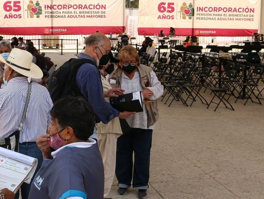 Mas del 90 por Ciento de Avance en la Entrega  de Pago de Pensiones y Apoyos de Bienestar