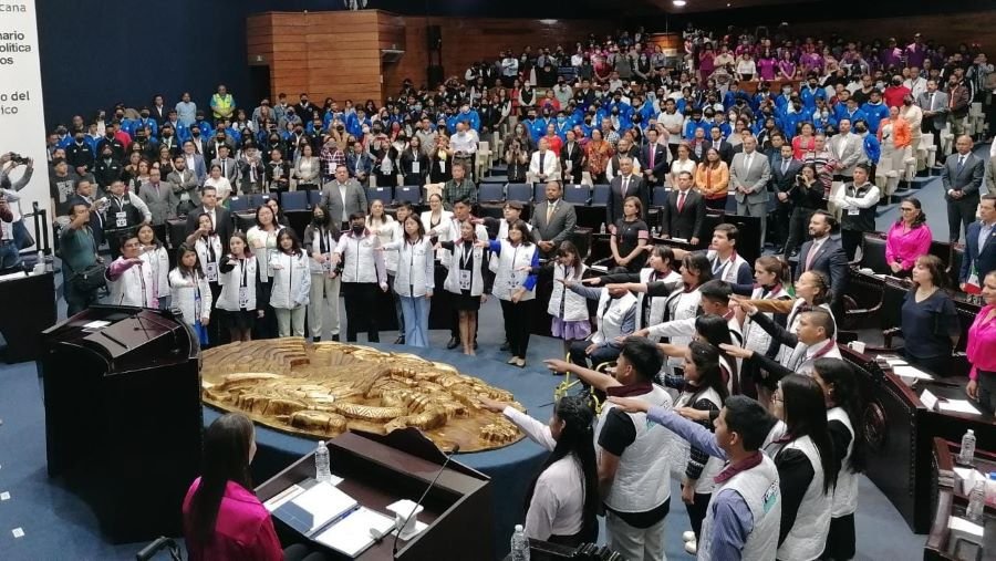 Rinden Protesta Integrantes del Primer Congreso Juvenil Hidalgo 2023
