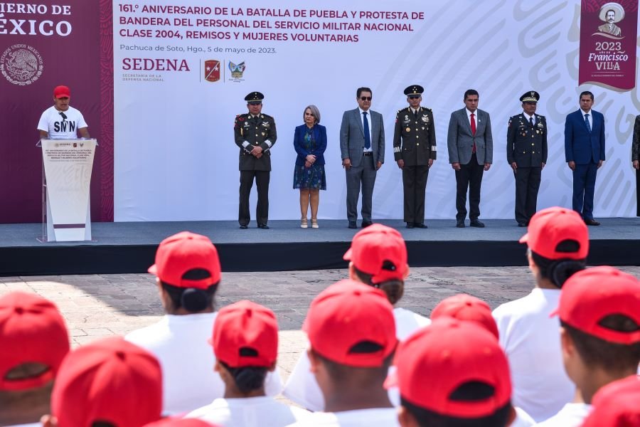 Aniversario Número 161° de La Batalla de Puebla, en La Plaza Juárez de Pachuca