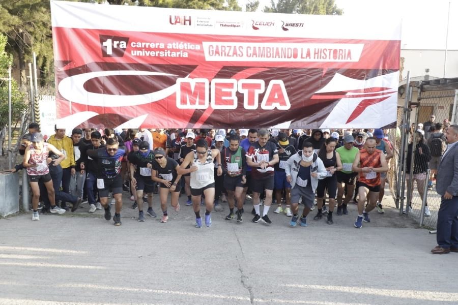 Con 554 Asistentes, Realiza Escuela Superior de Tlahuelilpan Primera Carrera Atlética