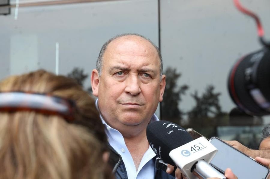 Entrevista al Coordinador del Grupo Parlamentario del Partido Revolucionario Institucional en la Cámara de Diputados, Rubén Moreira Valdez, con representantes de medios de comunicación, el martes 23 de mayo de 2023.