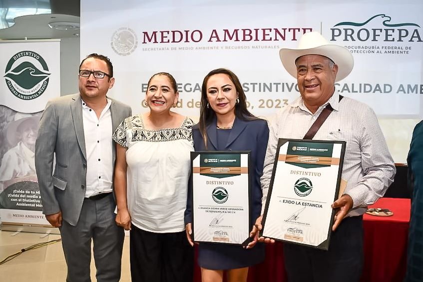 “Hidalgo Recibe Dos Distintivos de Calidad Ambiental México”