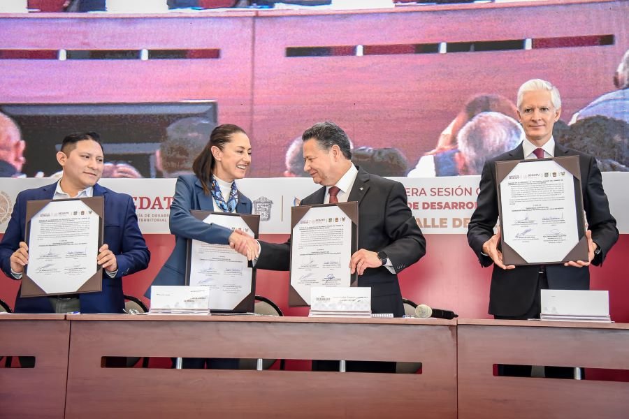 Histórico Acuerdo Metropolitano: Sheinbaum, Menchaca y del Mazo
