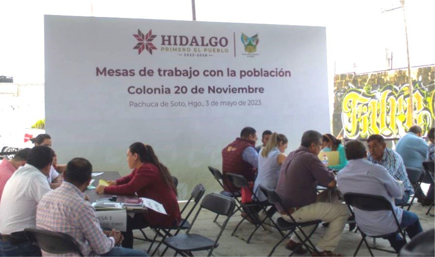 SIPDUS Encabeza Mesa de Trabajo Con 37 Colonias de la  Zona Noroeste de Pachuca