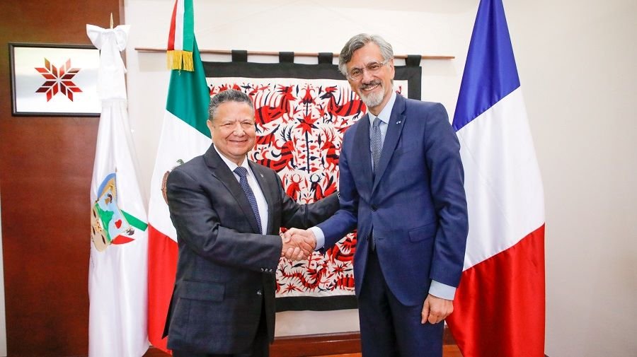 Afianzan Hidalgo y Francia Relación Educativa y Comercial. Existe Interés de Empresas Francesas de Invertir en la Entidad