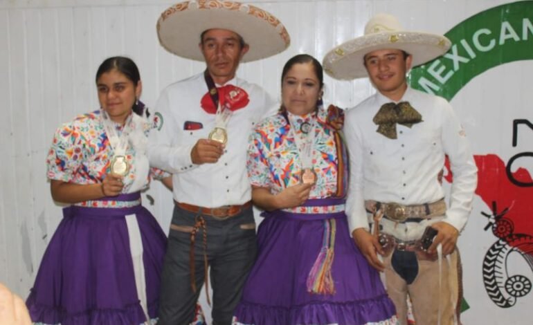 Charrería Festeja Un Oro, Una Plata y Un Bronce en Individuales