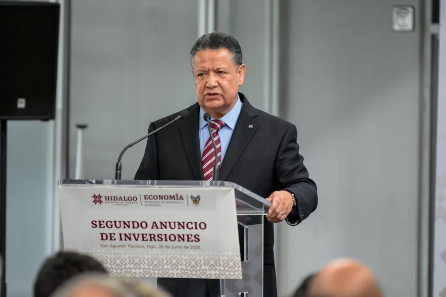 Menchaca Salazar anuncia llegada de 20 mil 120 MDP de inversión privada para Hidalgo