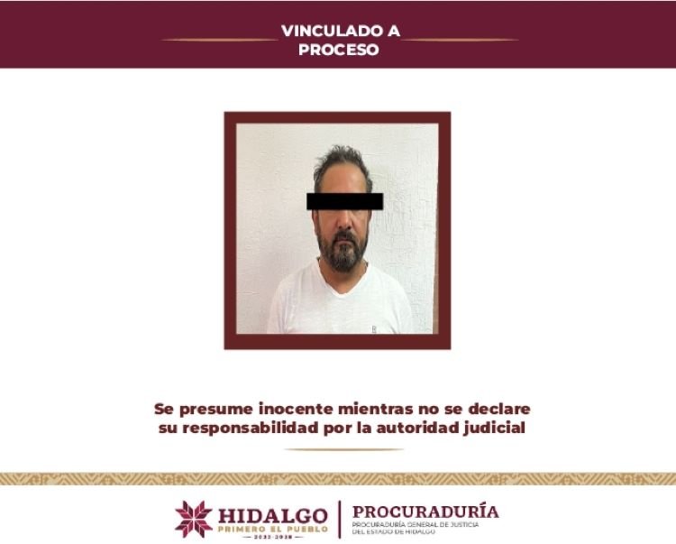 Obtiene PGJEH vinculación a proceso para exfuncionario estatal investigado por peculado