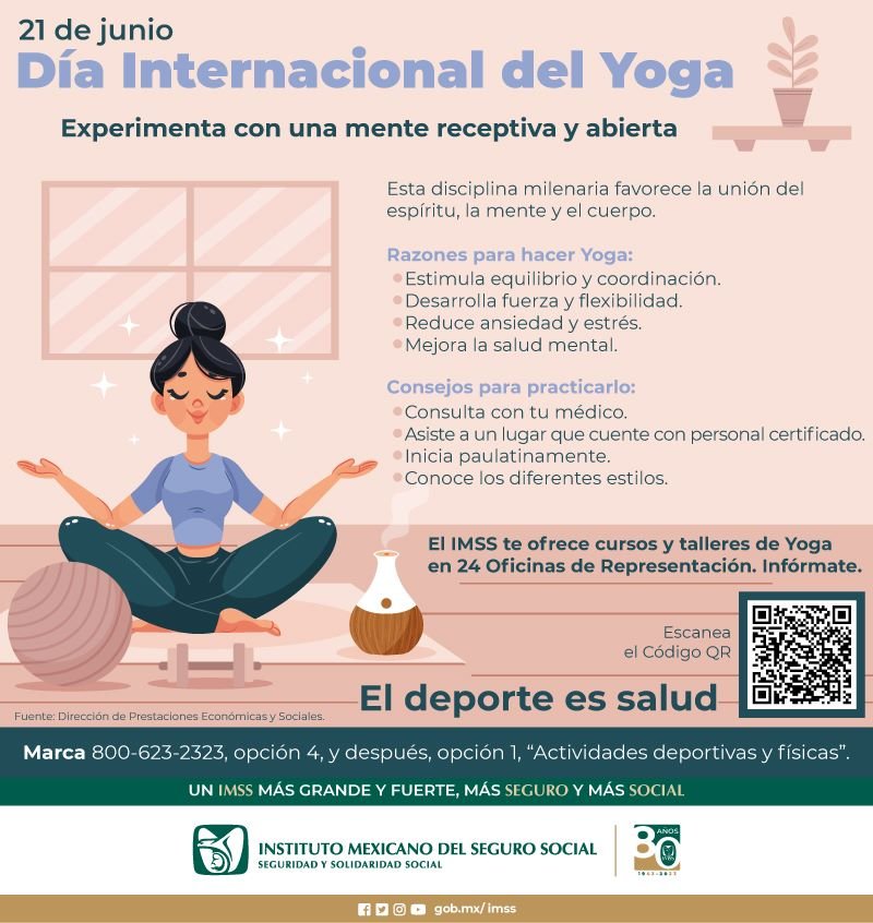 Promociona IMSS Hidalgo Yoga para autocuidado de la salud