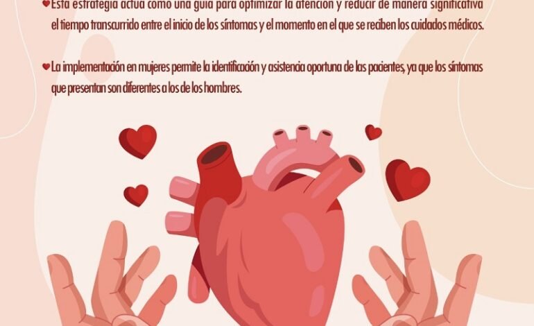 Promueve IMSS Hidalgo Detección Oportuna de Infarto en Mujeres, a Través del Código Infarto
