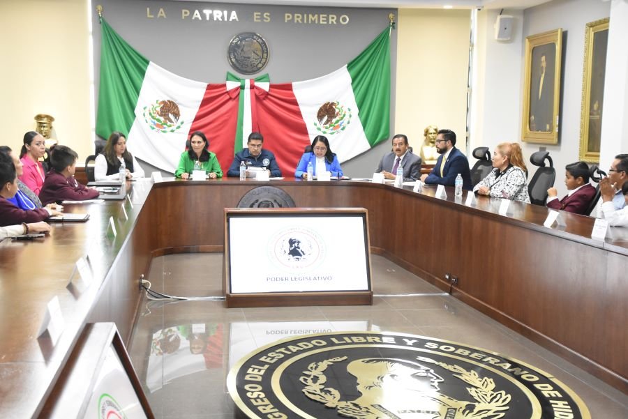 Recibe Congreso de Hidalgo declaratoria del 12 Parlamento de las Niñas y los Niños de México