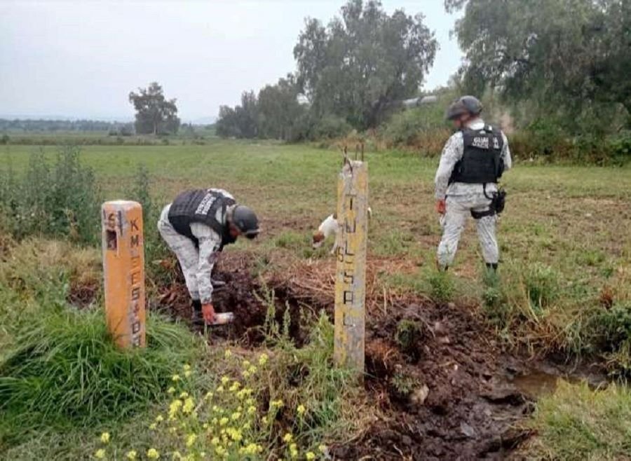 Reporta Guardia Nacional que se Localizaron y Cancelaron 10 Tomas Clandestinas en 10 Municipios de Hidalgo