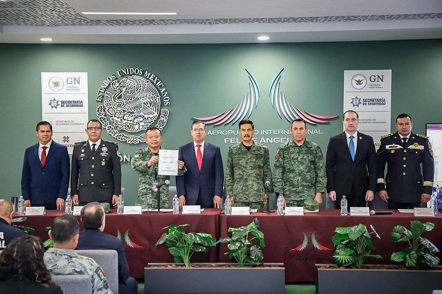 SSPH signa convenio de colaboración para reforzar vigilancia carretera en polígono de seguridad del AIFA