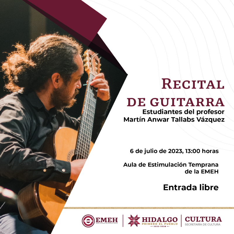 Con Recitales, Impulsa EMEH Talento Musical de la Juventud Hidalguense