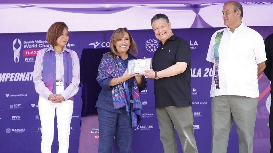 Hidalgo Recibe el Trophy Tour. “Campeonato Mundial de Voleibol de Playa 2023”