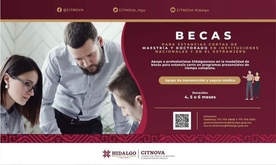 Hidalguenses Podrán Ser Acreedores a Nuevas Becas en México y el extranjero