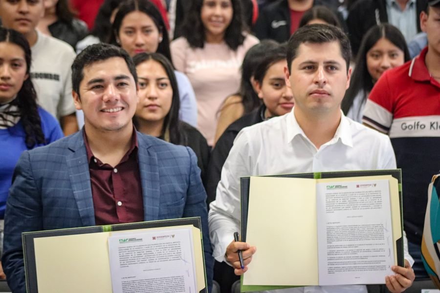 IHJ y UTSH firman convenio en favor de las juventudes