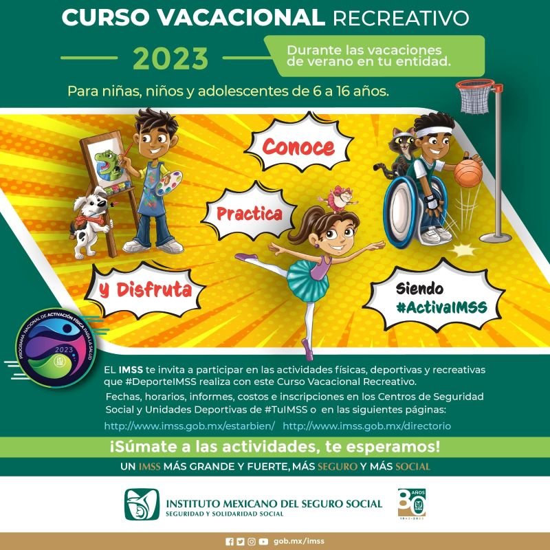 Inicio del Curso Vacacional Recreativo 2023