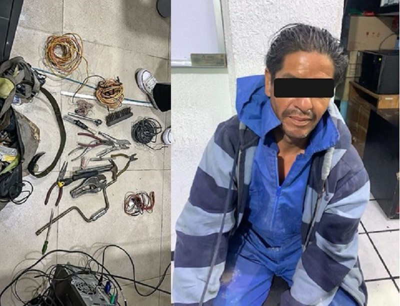 Policía Hídrica Detecta en Flagrancia Robo de Cable.