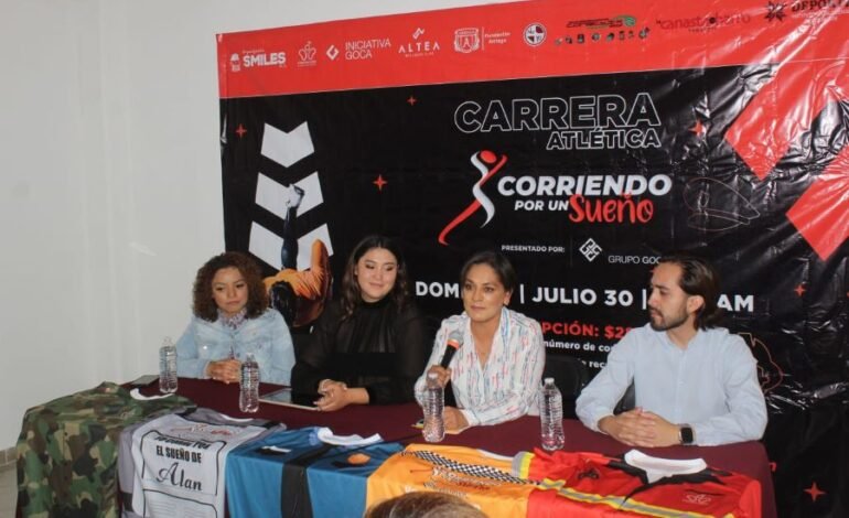 Presentan La Carrera Atlética Con Causa “Corriendo Por Un Sueño”