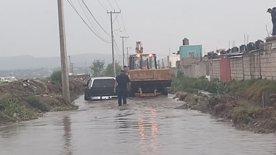 Referente a la lluvia presentada esta tarde en la zona metropolitana de Pachuca, se informa: PC