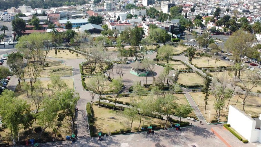 Se trabaja un Proyecto Ambicioso en la Reforestación del Jardín de los Hombres Ilustres: Semarnath
