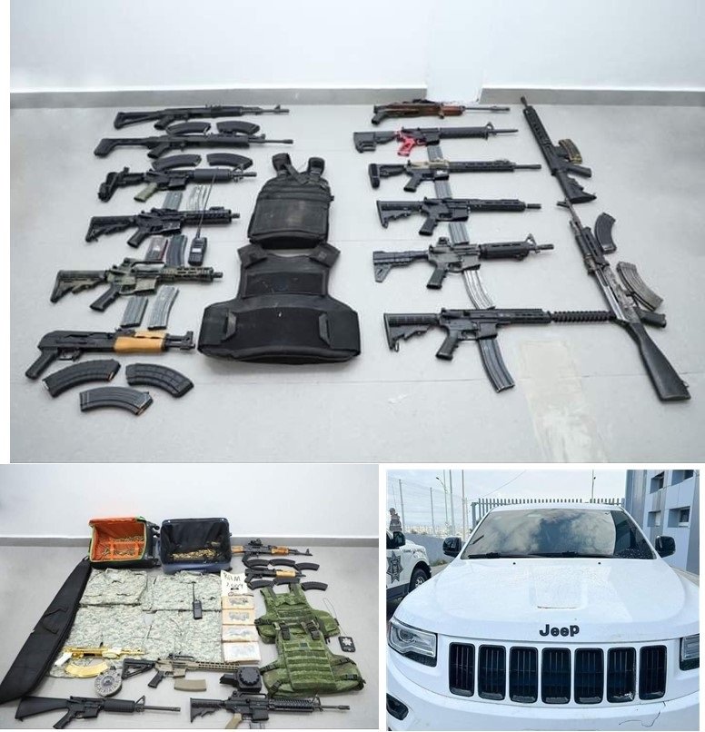 Asegura La SSPH Armamento y Vehículos de La Banda Delictiva “Los Cenobios”