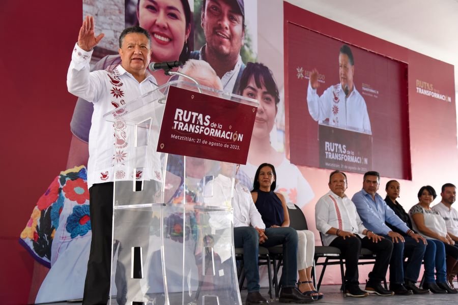 Entrega Menchaca Nombramiento de Pueblo Mágico a Metztitlán