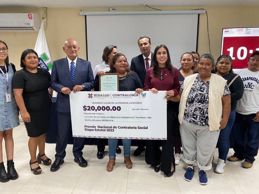 Entregó Contraloría Premios a Ganadores de la Décima Quinta Edición del “Premio Nacional de Contraloría Social 2023”, Etapa Estatal