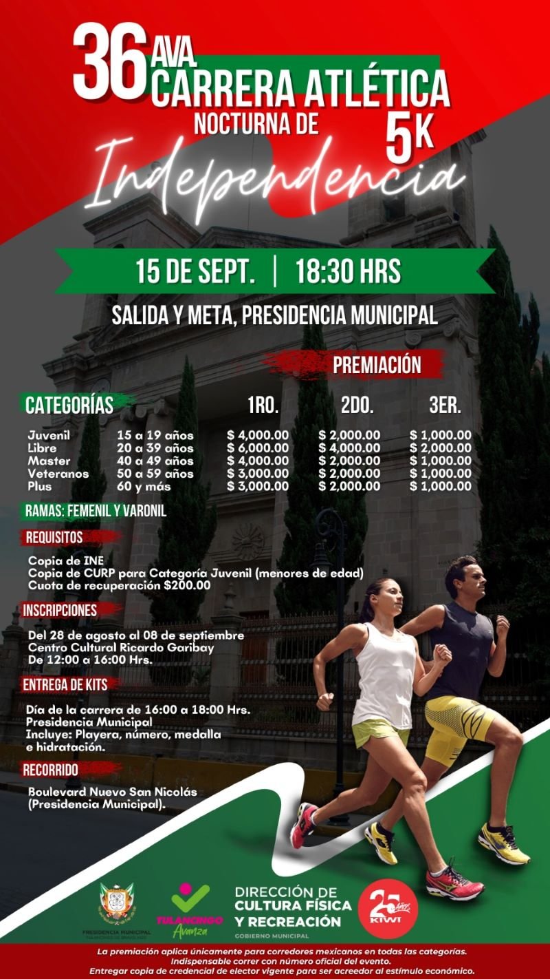 Gobierno Municipal de Tulancingo Reporta Avances en el Programa Conmemorativo del Mes Patrio