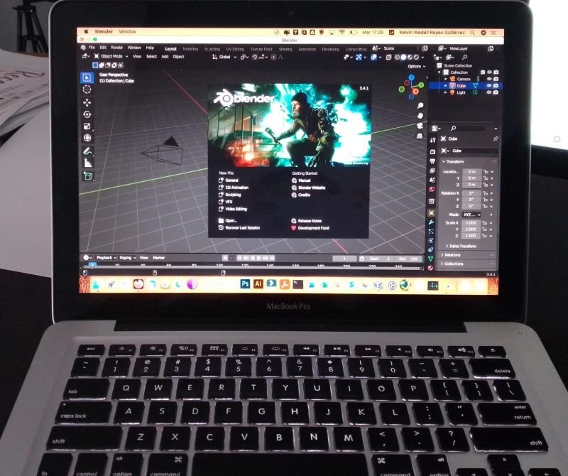 Impartirán taller gratuito de “Animación y modelado 3D en Blender”