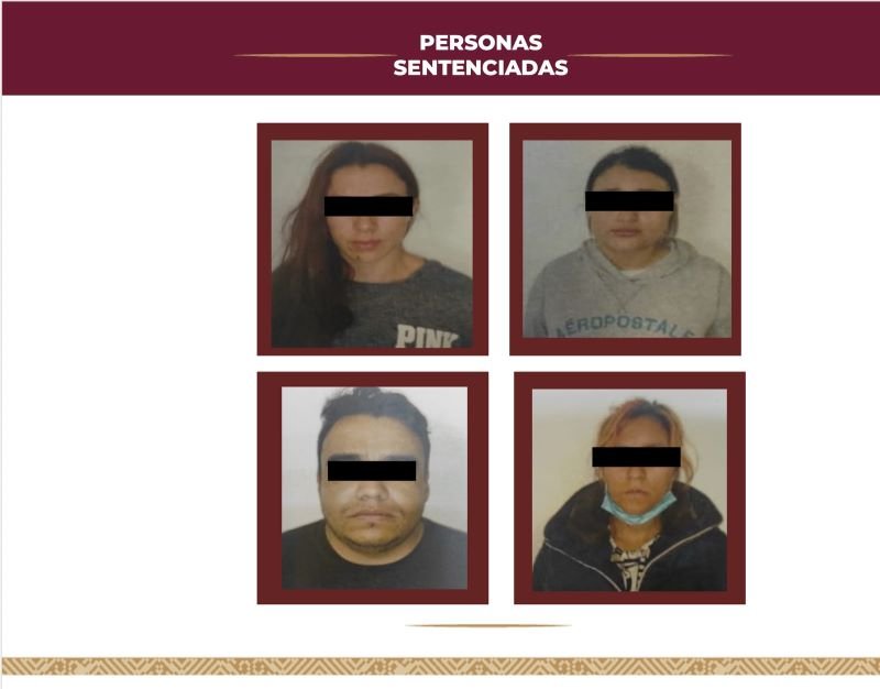 Cuatro Personas Sentenciados a 75 Años de Prisión, por Homicidio Doloso de Tres Personas