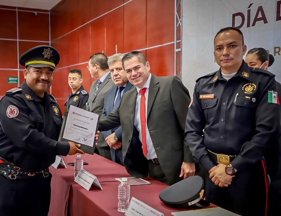 Reconoce SSPH Labor de Bomberos en Hidalgo