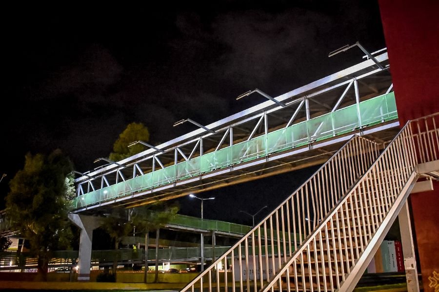En Marcha la Iluminación de Puentes del Tuzobús