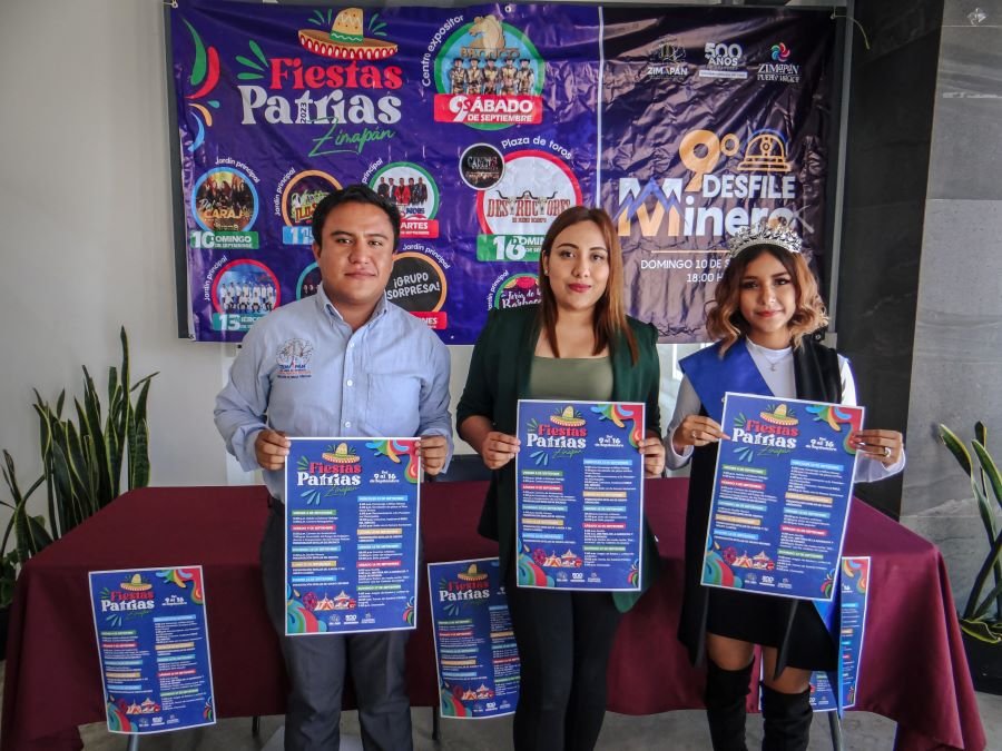 Espera Zimapán más de 50 Mil Visitantes Durante Festejos Patrios