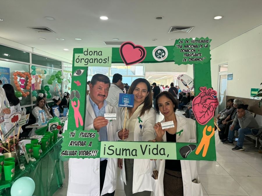 Fomenta IMSS Hidalgo Donación y Trasplante con Actividades en HGZ/MF No. 1 Pachuca