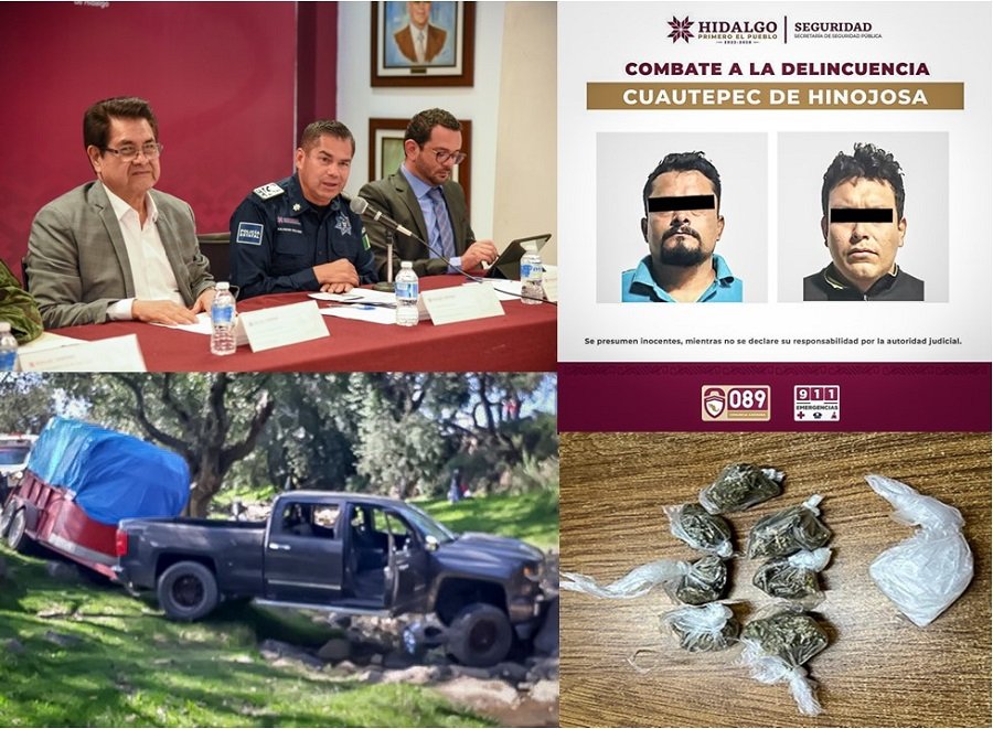 Gobierno de Hidalgo actúa contundentemente contra la delincuencia en la región de Cuautepec