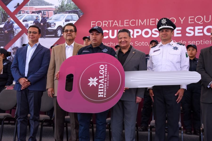 Invirtió Hidalgo más de 300 Millones de Pesos en Seguridad Pública