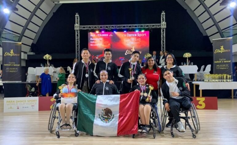 Hidalguenses Conquistan el Mundial de Para Danza Deportiva