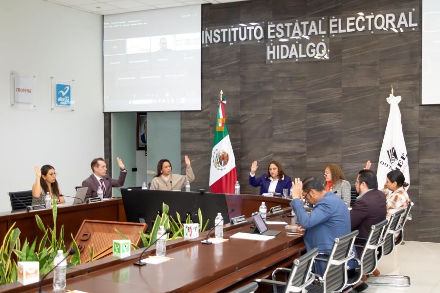 IEEH aprueba tope de gastos de Precampañas para elecciones 2024 en Hidalgo