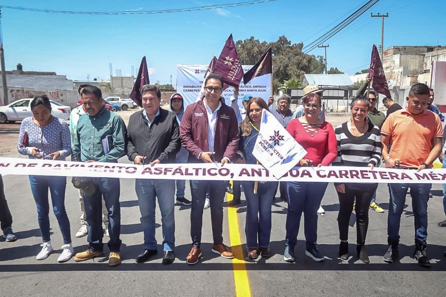 Inaugura SIPDUS Pavimentación Asfáltica en Antigua Carretera México-Pachuca